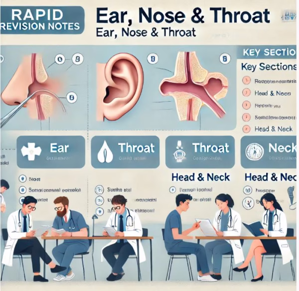 RAPID REVISION NOTES FOR ENT MBBS (EAR NOSE & THROAT)
